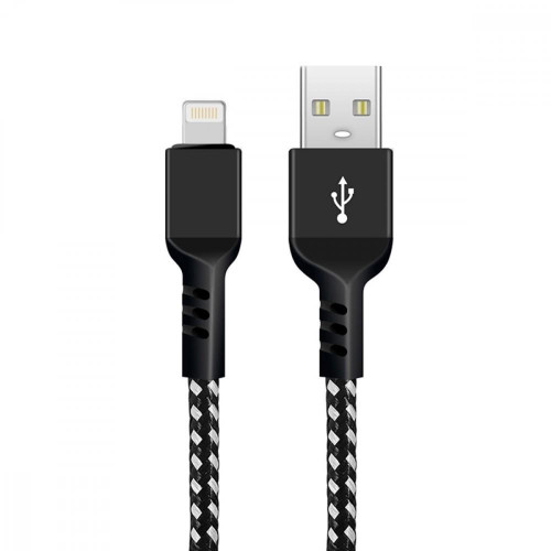 Kabel lightning fast charge 2.4A MCE481 Czarny-7852242