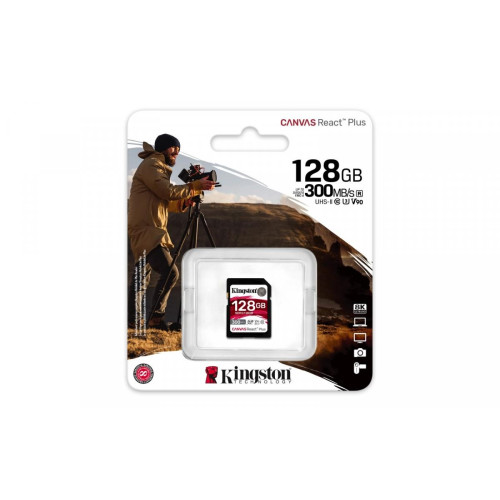 Karta pamięci SD 128GB Canvas React Plus 300/260 UHS-II U3-7852548