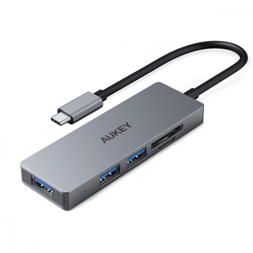 CB-C63 aluminiowy HUB USB-C | Ultra Slim | 4w1 | 3xUSB 3.1 | 1xMicroSD i SD-7852809