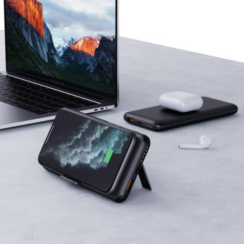 PB-WL02 Power Bank | 10000mAh | bezprzewodowe ładowanie Qi | LED | Power Delivery 3.0 | Quick Charge 3.0 | 20W-7852963