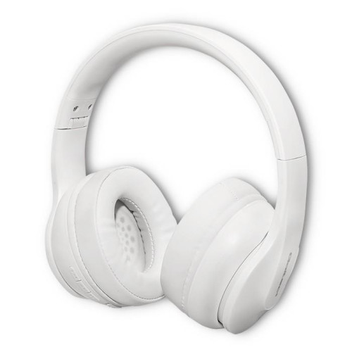 Słuchawki bezprzewodowe z mikrofonem | BT 5.0 AB | Białe -7855315