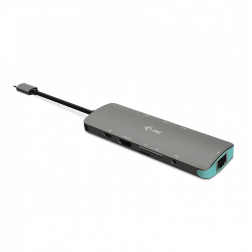 Stacja Dokująca USB-C Metal Nano 1x HDMI 4K Ultra HD 3840 x 2016 @ 30Hz 1x czytnik SD 1x czytnik micro SD 1x Ethernet G