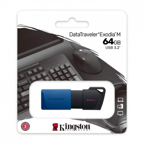 Pendrive Data Traveler Exodia M 64GB USB3.2 Gen1 -7858788