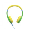 Słuchawki nauszne Kids Guard z ogranicznikiem głośności. Zielone -7863818