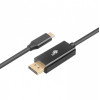 Kabel USB C - Displayport 2m czarny-7864101