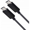 Kabel USB C - USB C 1m. silikonowy czarny-7864410