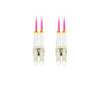 Patchcord światłowodowy Mm Lc/Upc-Lc/Upc Duplex 3.0mm 5m fioletowy-7867681