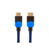 Kabel HDMI 2.0 dedykowany do Playstation niebiesko-czarny 1,8m, GCL-02-7868397