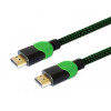 Kabel HDMI 2.0 dedykowany do XBOX zielono-czarny 1,8m, GCL-03-7868398