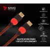 Kabel HDMI 2.0 dedykowany do PC czerwono-czarny 3 m, GCL-04-7868412