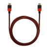 Kabel HDMI 2.0 dedykowany do PC czerwono-czarny 3 m, GCL-04-7868413