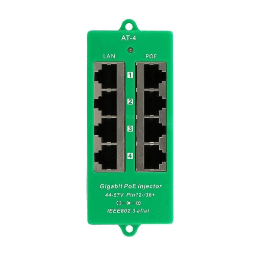 PoE Injector 4 Portowy Gigabit -7860163