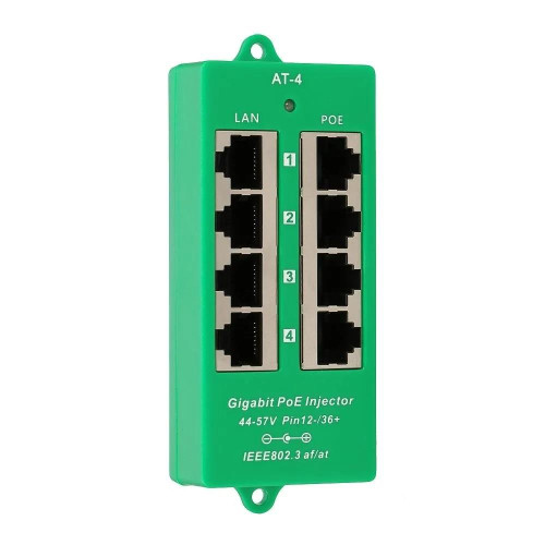 PoE Injector 4 Portowy Gigabit -7860164