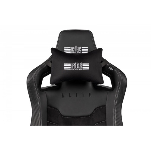 Krzesło NLR Elite Czarna skóra i zamsz-7860416