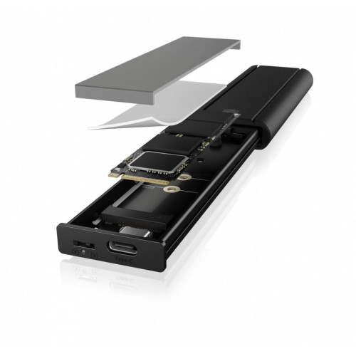 Obudowa dysku SSD IB-1807MT-C31 M.2 NVMe, USB 3.2(Gen2) Type-C, Aluminium -7862103