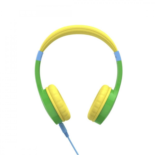 Słuchawki nauszne Kids Guard z ogranicznikiem głośności. Zielone -7863818