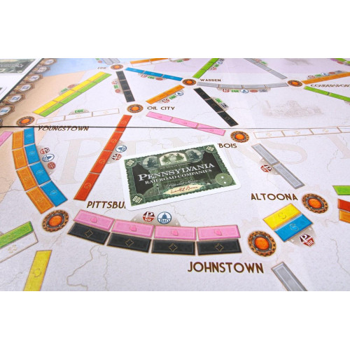 Gra Wsiąść do pociągu Kolekcja Map 5 - Zjednoczone Królestwo / Pensylwania -786408