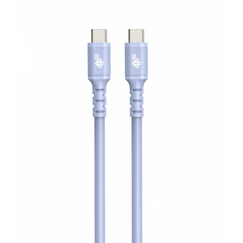 Kabel USB C - USB C 1m silikonowy fioletowy -7864411