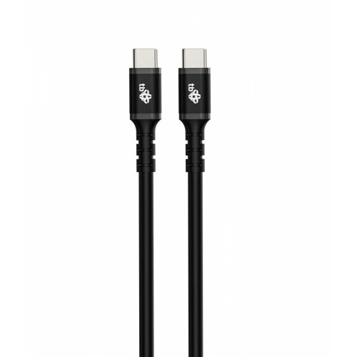 Kabel USB-C - USB-C 2m silikonowy czarny -7864416