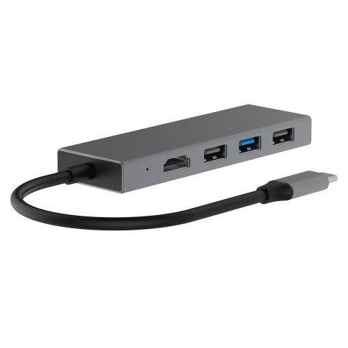 Adapter HUB USB C 7w1 - HDMI, USBx3, PD, SD/TF-7864421