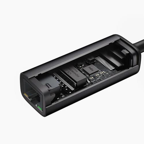 CB-A30 aluminiowa karta sieciowa USB-C Gigabit 10/100/1000 Mbps RJ45 | 1 Gb/s | USB 3.0 Typ C | diody LED-7865699
