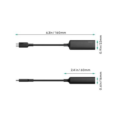 CB-A30 aluminiowa karta sieciowa USB-C Gigabit 10/100/1000 Mbps RJ45 | 1 Gb/s | USB 3.0 Typ C | diody LED-7865702