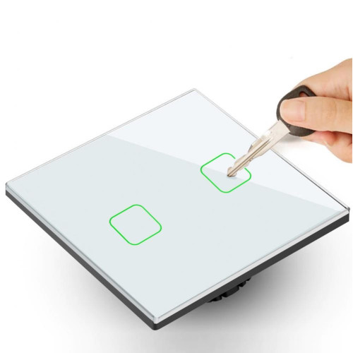 Dotykowy włącznik światła pojedynczy Wi-Fii SMART MCE716W Biały-7866083