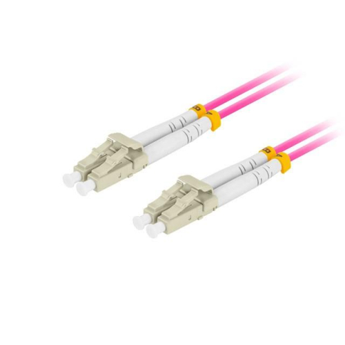 Patchcord światłowodowy Mm Lc/Upc-Lc/Upc Duplex 3.0mm 2m fioletowy-7867675