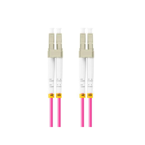 Patchcord światłowodowy Mm Lc/Upc-Lc/Upc Duplex 3.0mm 2m fioletowy-7867676