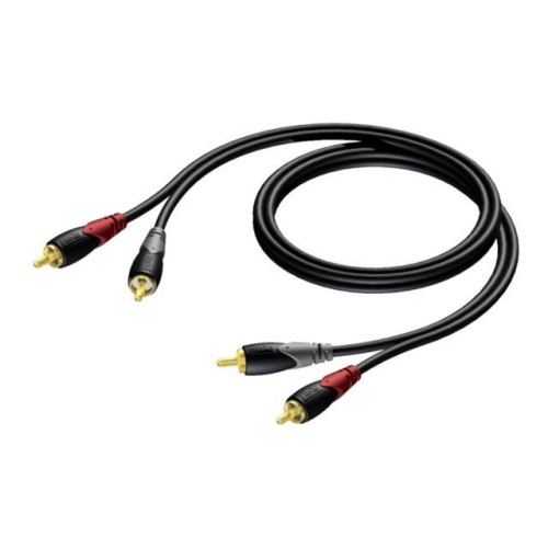 Kabel 2x RCA/Cinch Męski - 2x RCA/Cinch Męski 0,5m - CLA800/0.5-7867880