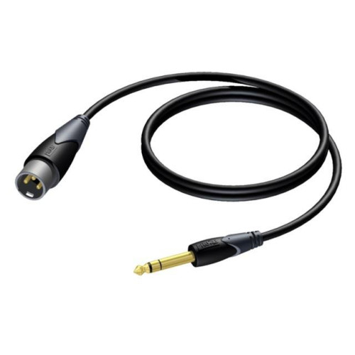 Kabel XLR Męski - 6,3 mm Jack Męski Stereo 1,5 m - CLA724/1.5 -7867892