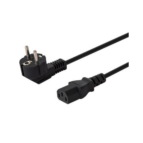 Kabel zasilający Schuko męski - IEC C13, kątowy, 1,8m, CL-98-7868062