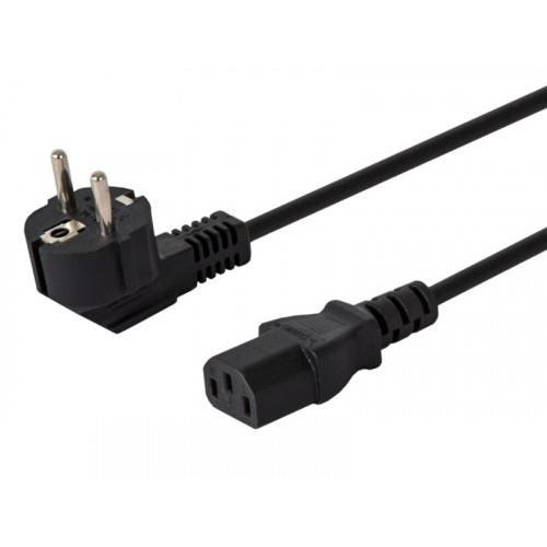 Kabel zasilający Schuko męski - IEC C13, kątowy 1,8m, wielopak 10 szt. CL-98-7868063
