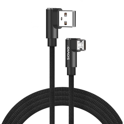 Kabel z dwustronnym złączem USB Micro USB - USB A 2m, CL-162-7868100