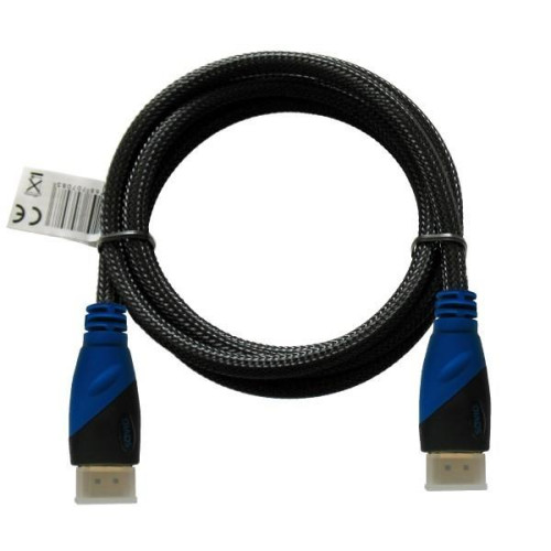 Kabel HDMI oplot nylon złoty v1.4 4Kx2K 1.5m, wielopak 10 szt., CL-02-7868149