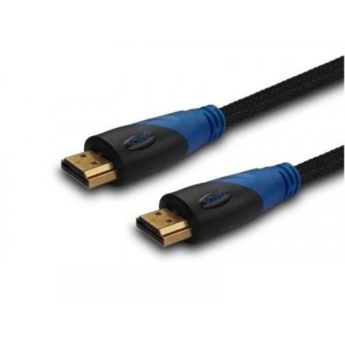 Kabel HDMI (M) 3m, oplot nylonowy, złote końcówki, v1.4 high speed, ethernet/3D, CL-07-7868330