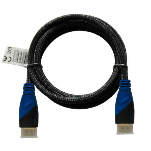 Kabel HDMI (M) 3m, oplot nylonowy, złote końcówki, v1.4 high speed, ethernet/3D, CL-07-7868331