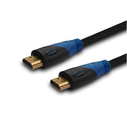 Kabel HDMI (M) 5m, oplot nylonowy, złote końcówki, v1.4 high speed, ethernet/3D, CL-49-7868373