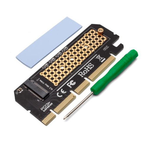 Karta rozszerzeń, adapter M.2 NVMe M-Key PCI-E, AK-41-7868940