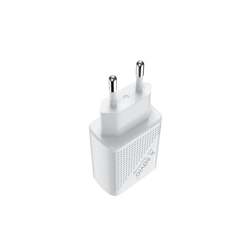 Ładowarka sieciowa USB Quick Charge Power Delivery 3.0 18W +1m kabel USB typ C, LA-05 C-7869166