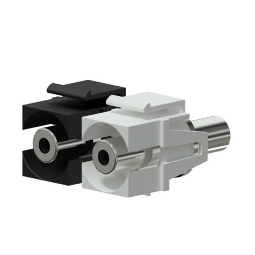 Adapter Keystone Żeński 3,5 mm - Żeński 3,5 mm Czarny - VCK310/B-7870106