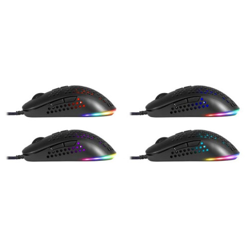 Mysz gamingowa przewodowa SHEPARD GM-620L 12800 dpi 7P RGB-7875780