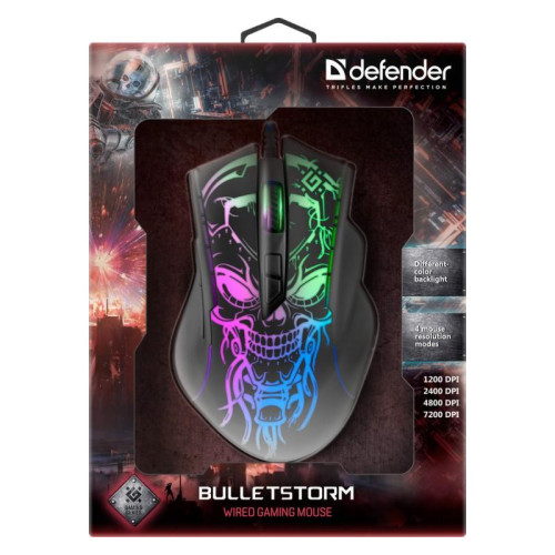 Mysz gamingowa przewodowa Bulletstorm GM-928 72000 dpi 7P-7876135