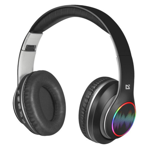 Słuchawki bezprzewodowe nauszne FREEMOTION B545 LED Czarne-7876717