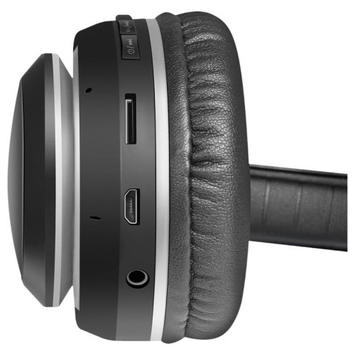Słuchawki bezprzewodowe nauszne FREEMOTION B545 LED Czarne-7876721