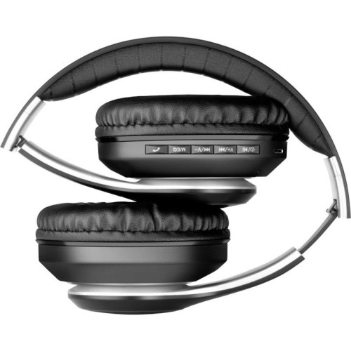 Słuchawki bezprzewodowe nauszne FREEMOTION B545 LED Czarne-7876724