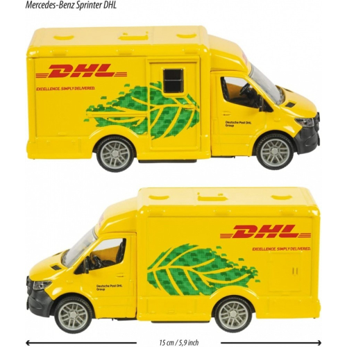 Pojazd Majorette G.S. Mercedes-Benz DHL 12 cm-7879609
