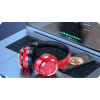 Słuchawki nauszne bluetooth HD200 Czerwone-7880658