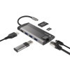 Stacja dokująca Multiport Fowler Plus USB-C PD, 3x USB 3.0, HDMI 4K, RJ45, SD, micro SD -7885096