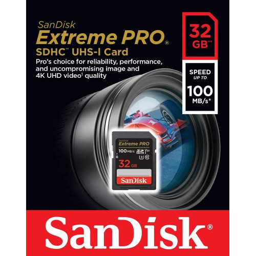 Karta pamięci Extreme Pro SDHC 32GB 100/90 MB/s V30 UHS-I U3-7881412